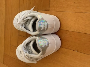 weiße Adidas Sneaker "Ortholite" Mädchen Gr. 33,5 Bild 4