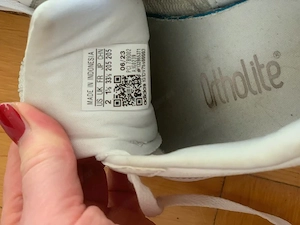 weiße Adidas Sneaker "Ortholite" Mädchen Gr. 33,5 Bild 5