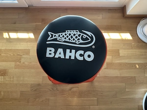 Bahco gepolsterter Werkstatt Drehhocker Stuhl Bild 3
