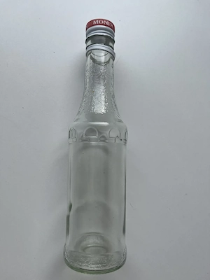 Kleine Glasflasche 250ml mit Schraubdeckel   Deko   DIY   Upcycling