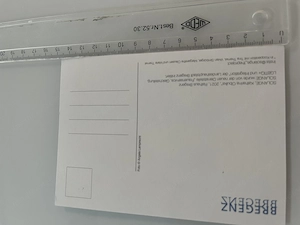 Feministische Postkarte Statement  Gleichstellung  Bregenz Kunstkarte Bild 5