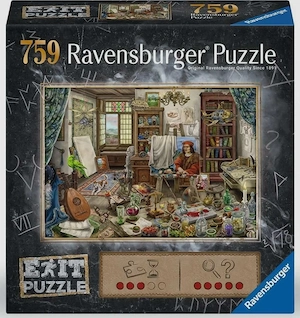 Sitzhocker inkl Stauraum und 3 x Rätselpuzzle Bild 4