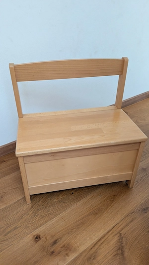 Hochwertiges Peitz Kindermöbelset aus Buchenholz (Tisch, Bank & Stuhl)   Guter Zustand! Bild 2