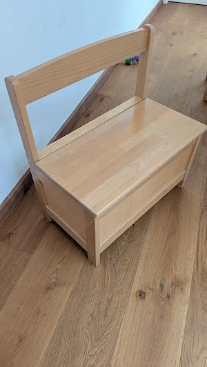 Hochwertiges Peitz Kindermöbelset aus Buchenholz (Tisch, Bank & Stuhl)   Guter Zustand! Bild 4