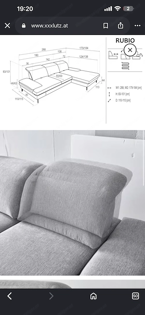 -50% Ecksofa Couch neuer Zustand 290cmlang Bild 3