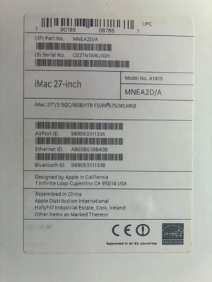 iMac 27" 5k 2017, I5 3.5Ghz, RP575, 8GB RAM, 1TB FD Bild 10