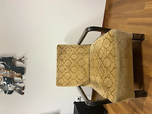 Vintage Sessel Gold  Bild 3