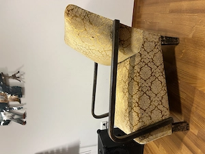 Vintage Sessel Gold  Bild 2