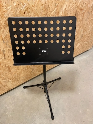 FX Notenständer   Orchesterpult (Metall, schwarz)   sehr gut erhalten Bild 3
