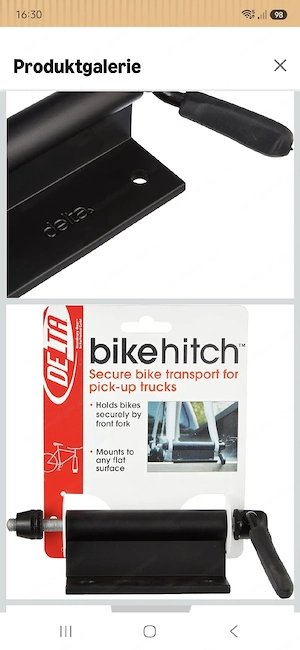 Bike Hitch delta neu ungebraucht