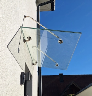 Vordach aus Glas Bild 2