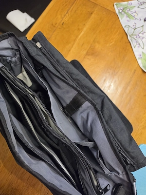 Wickeltasche schwarz  Bild 3