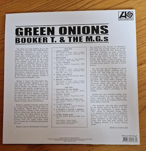 Booker T & the M.G.s - Green Onions LP Bild 2