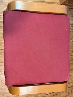 Poäng Sessel mit Hocker Bild 4