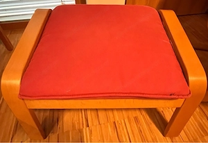 Poäng Sessel mit Hocker Bild 5