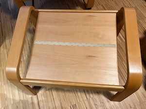Poäng Sessel mit Hocker Bild 7