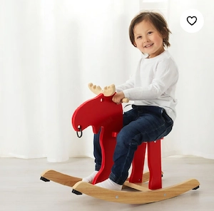 Schaukelelch rot IKEA Bild 3