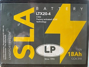 SLA LTX20-4 Batterie 12V 18Ah AGM   ca. 6 Monate alt Bild 4