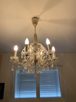 Lampe Kristalleuchter Kronleuchter Bild 2