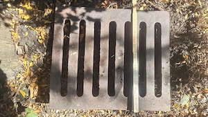 Gullydeckel, Wasserkanal Deckel, Gusseisen Bild 3