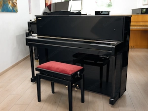 Yamaha Klavier mit Silent System-schwarz poliert-Werkstattgeprüft-5 Jahre Garantie- Gratis Lieferung Bild 6
