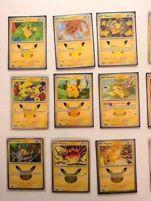 Pokemon 30 Jahre Pikachu Sammlung Bild 3
