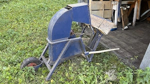 selbstgebaute stabile Wippsäge, Sägeblattdurchmesser 63 cm, 4,4 kW Bild 2