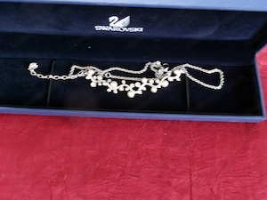 Swarovski - Halskette mit Perlen  Bild 2