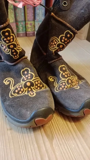 Süße Geox Winterstiefel aus Leder Gr. 29 Bild 3