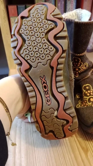 Süße Geox Winterstiefel aus Leder Gr. 29 Bild 2