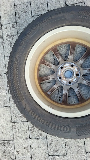 Mazda 17" Alufelgen mit Continental Winterreifen Bild 2