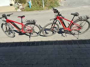 2 Aufgerüstete Mountain e-bikes