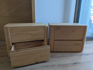 2x Valnatura Nachtkästchen  Silene  Massivholz Wildeiche (XXXLutz) Bild 2