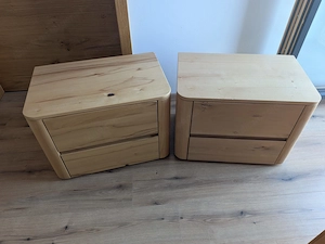 2x Valnatura Nachtkästchen  Silene  Massivholz Wildeiche (XXXLutz) Bild 3