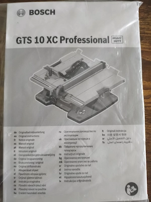 Tischkreissäge GTS 10 XC Professional
