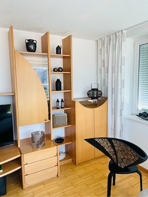 Wohnzimmer-Regal mit vielen Details Bild 4
