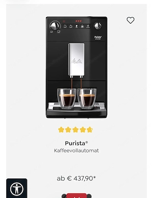 Espresso Maschine Melitta PURISTA NP   430,- Bild 2