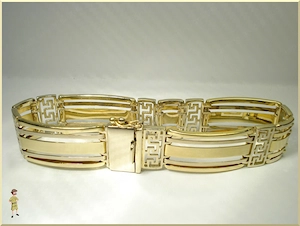 Echt Versace massiv Gold Armband 14k Bild 2