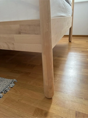 Bett + Lattenrost + Matratze Bild 3