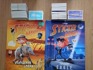 Spar Stickermania Sammlung: 6 Alben, 3 komplett + Hunderte Sticker extra  Bild 2