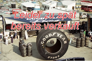 GOODYEAR Original Formel 1 Hinterreifen aus den 80er Jahren 
