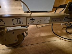 Kranken- Pflegebett in Holzoptik inkl. neuwertiger Matratze Bild 4