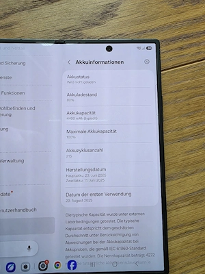 Samsung Fold 7 12 512gb Schwarz neuwertig! Bild 5