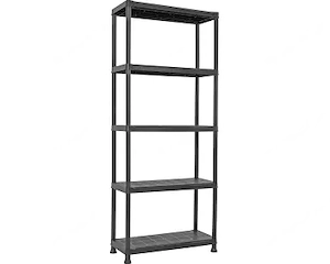 Kunststoff Steckregal schwarz Bild 2