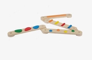 Balancierbalken-Set aus Holz Bild 4