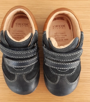 Lederschuhe Größe 22 der Marke Geox Bild 2