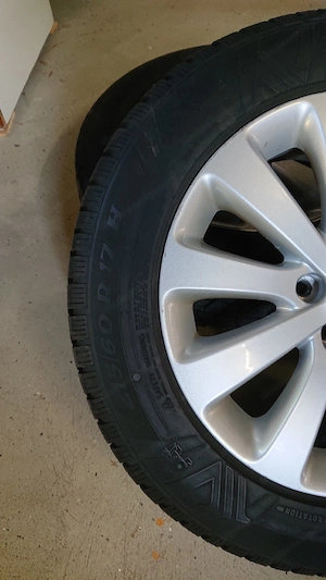Gebrauchte Winterreifen mit Felgen für Opel Mokka Bild 2