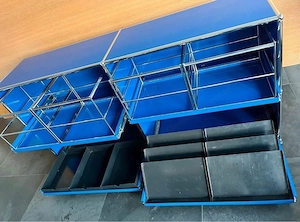 USM Haller Sideboard in Enzianblau für Büro  Wohnen  Werkstatt Bild 5