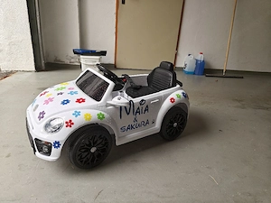 VW Beetle Kinder Elektroauto 12V mit Fernbedienung & Musik Bild 2