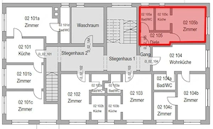 Mäder - 1-Zimmer-Wohnung mit ca. 22 m  Bild 4